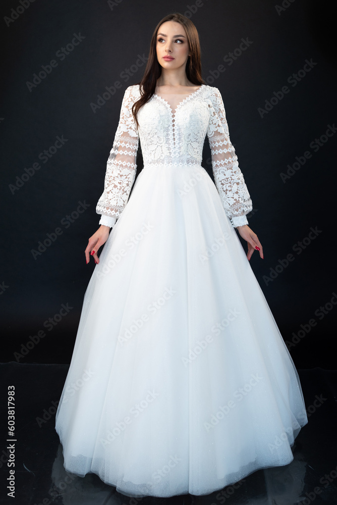 Stylish fashion woman bride wedding dress Stylish fashion woman bride wedding dress