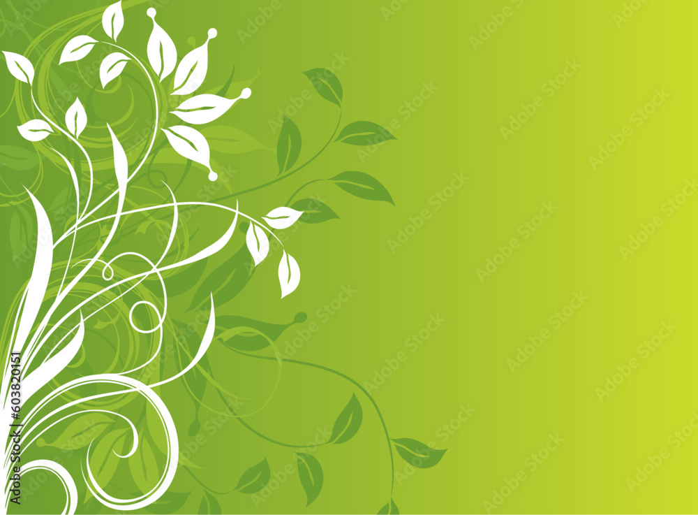 Floral abstract background, vector illustration Floral abstract background, vector illustration