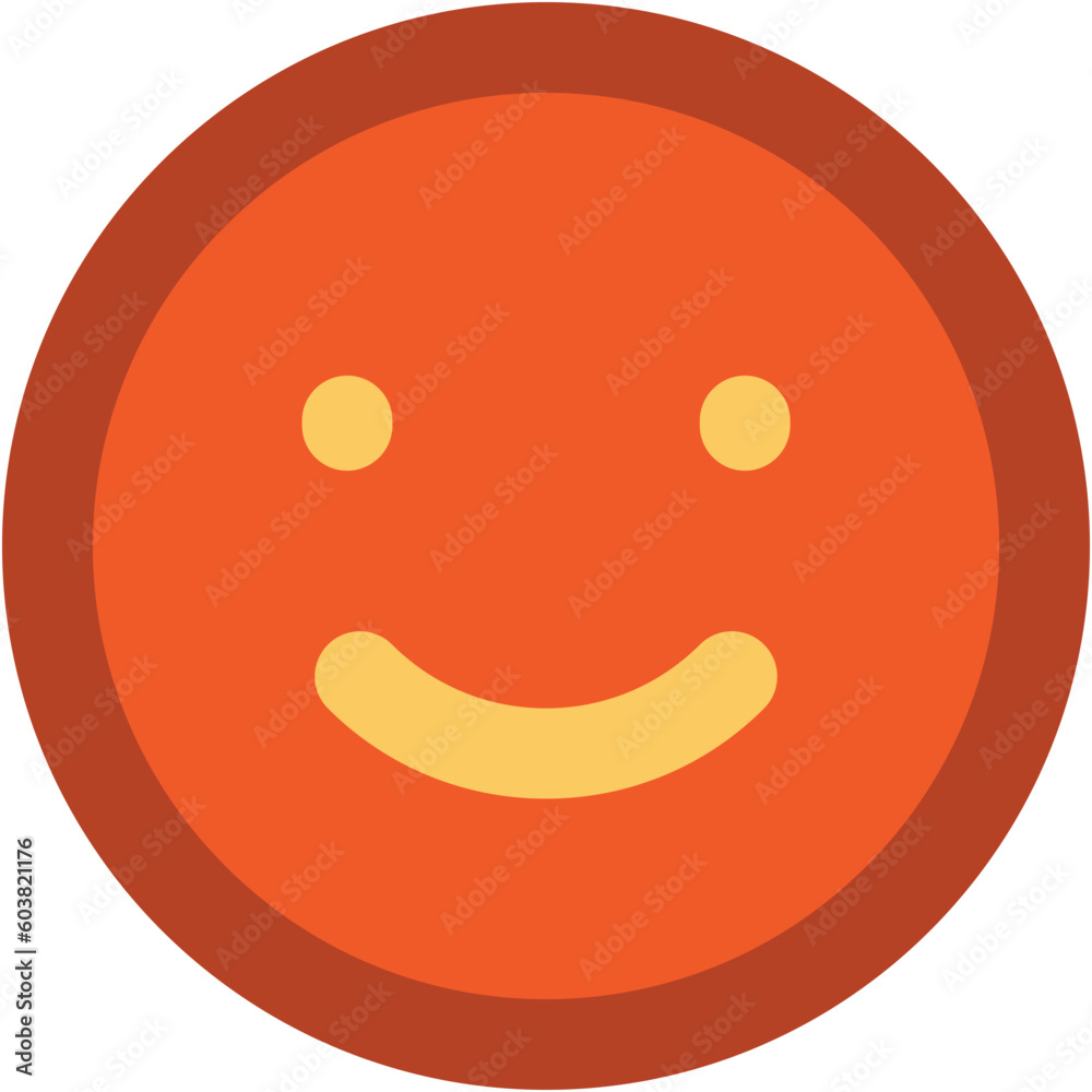Fototapeta premium Smiley Bold Vector Icon