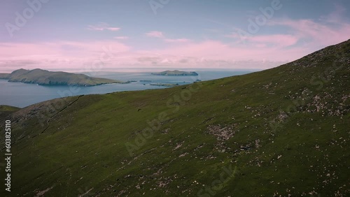 Sunny Day on dingle Slea Head Drive, coastal drive photo