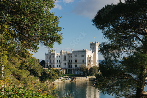Miramare Castle in Trieste, Italy