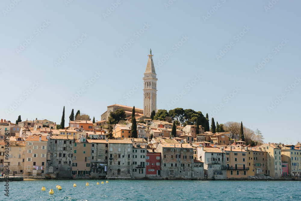 Obraz premium The eautiful town of Rovinj in Croatia
