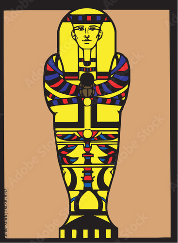 Illustration of Egyptian Silouette - Vector