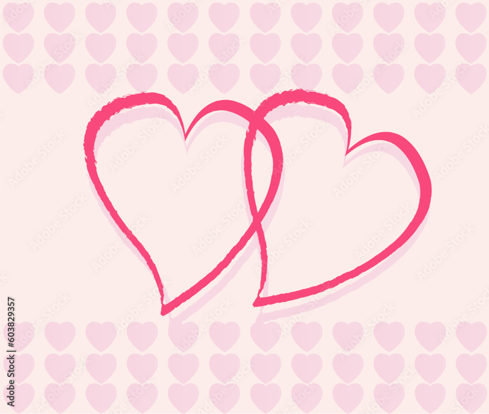 Romantic background, vector illustration Romantic background, vector illustration