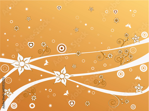 Floral Background - vector