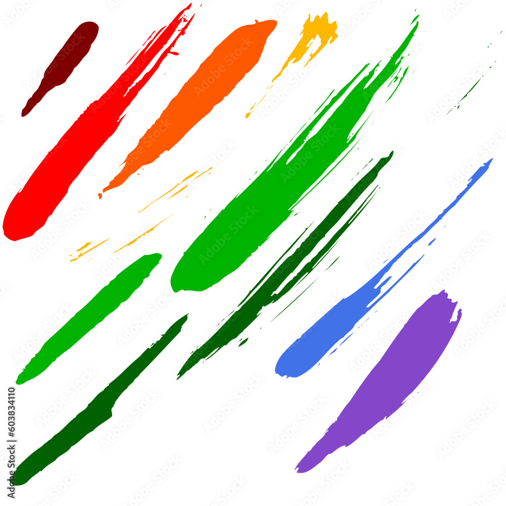 Brushes - Highly detailed vector illustration as brush smudge Brushes - Highly detailed vector illustration as brush smudge