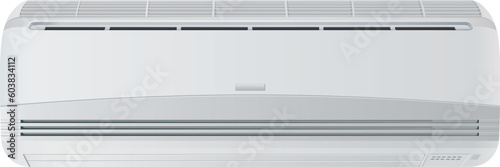 air conditioner rasterized vector illustration isolated with clipping path
