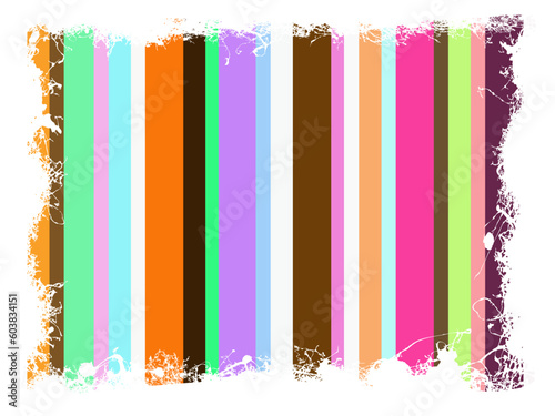 Funky Background with a white grunge border