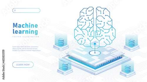 Machine learning white banner
