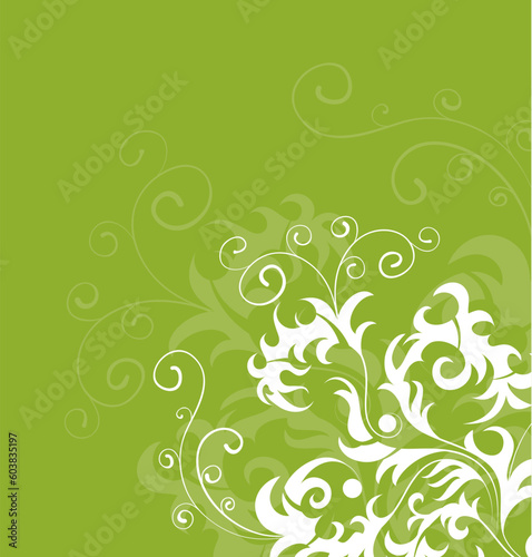 Flower background, element for design, vector illustration