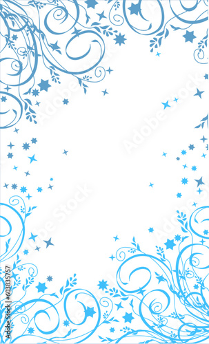 Christmas white and blue background. Ideally for your use