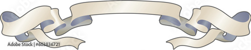 Wallpaper Mural A vector illustration of a paper scroll design element Torontodigital.ca