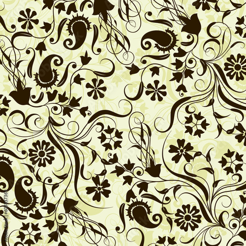 Floral pattern  vector illustration