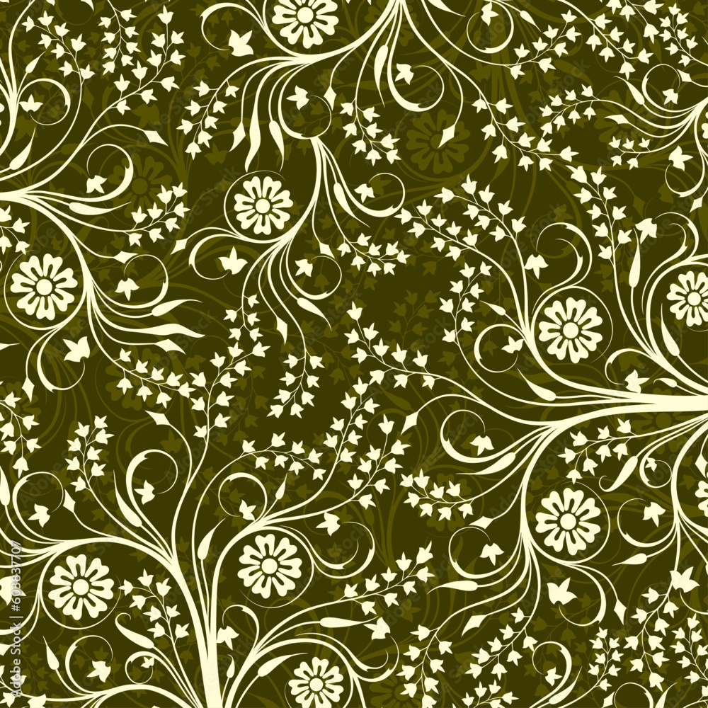 Floral pattern, vector illustration Floral pattern, vector illustration