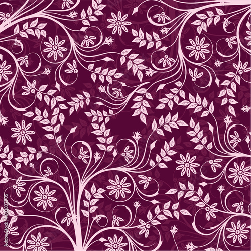 Floral pattern  vector illustration