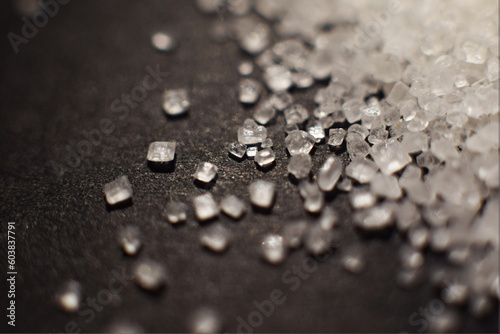 Closeup of sugar crystals 