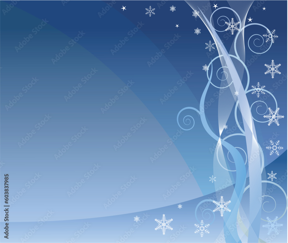 Abstract   blue  background - vector