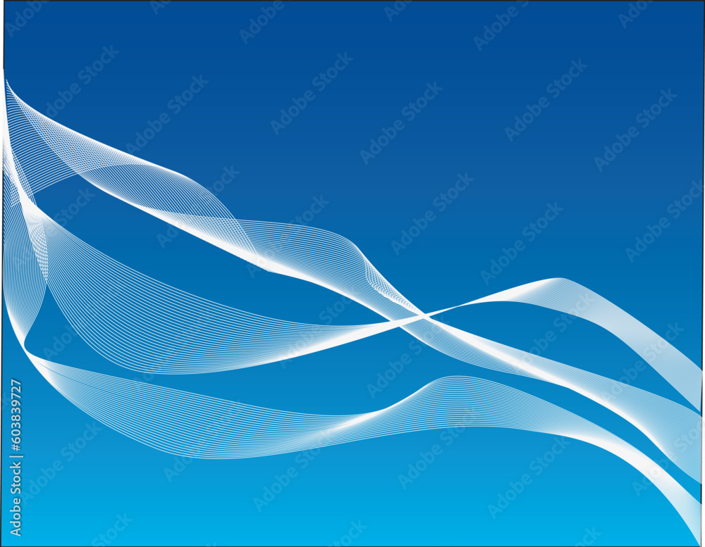 Obraz premium Blue abstract background - vector