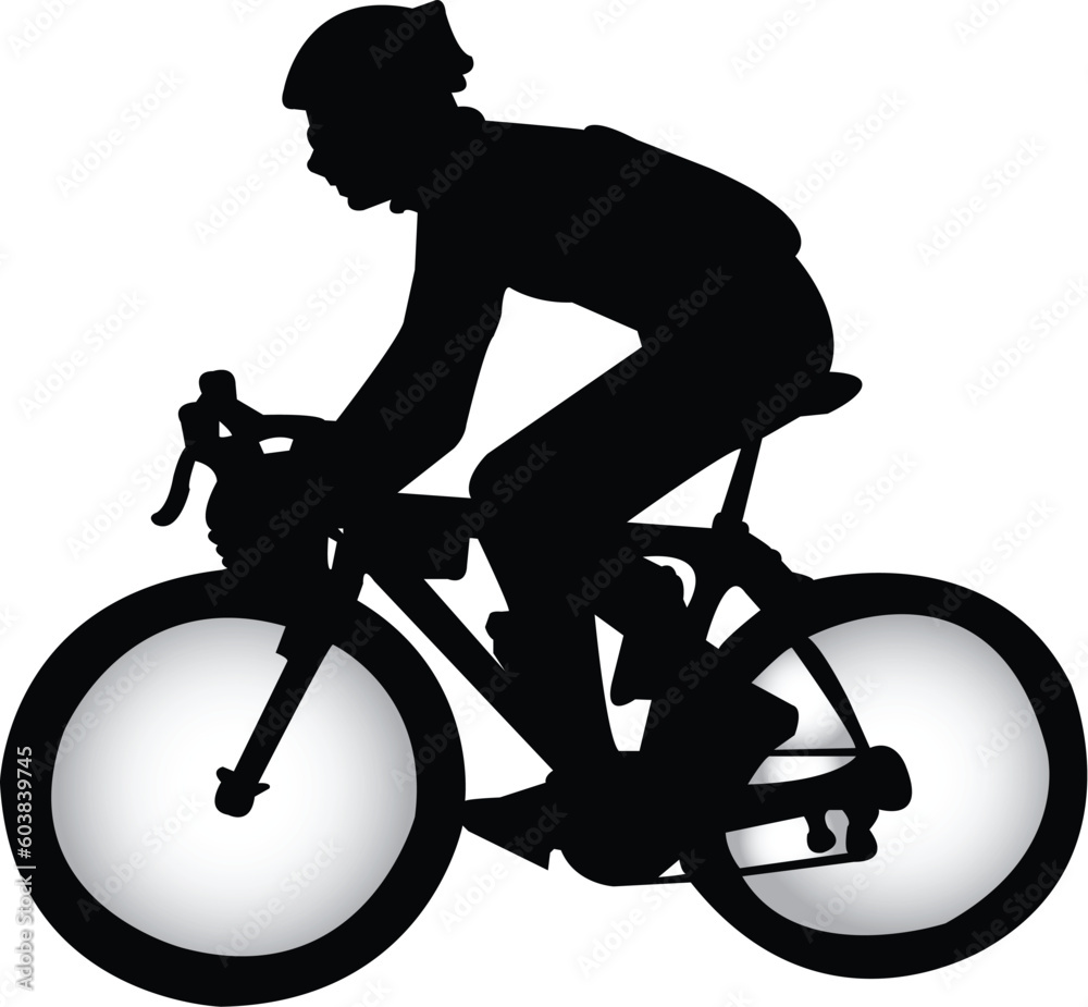 Obraz premium bicycle silhouette