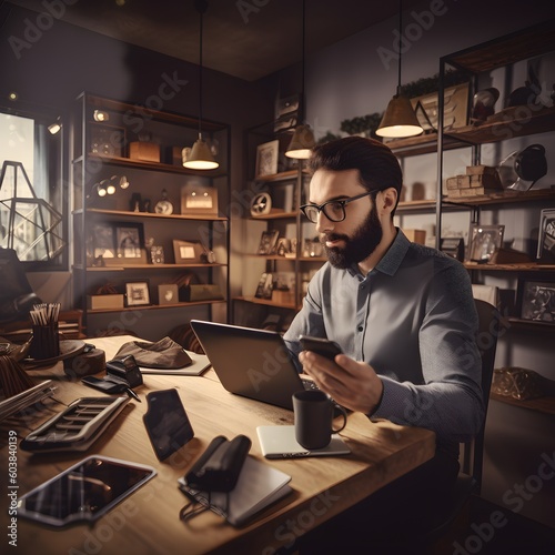 Modern Business Mastery: Entrepreneurial Success Through Remote Management with Electronic Devices, Cloud Software & Digital Payments Generative AI