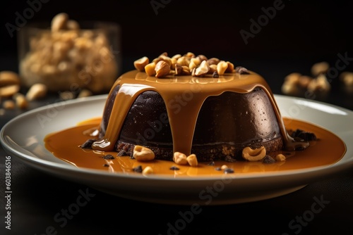 Salted caramel and chocolate cake