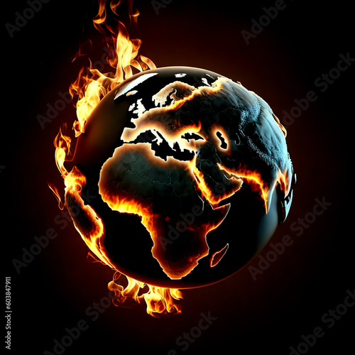 earth on fire