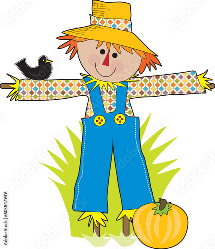A cute scare crow for the Fall