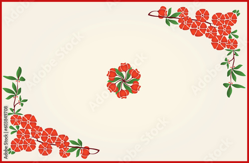 Florel background - vector photo