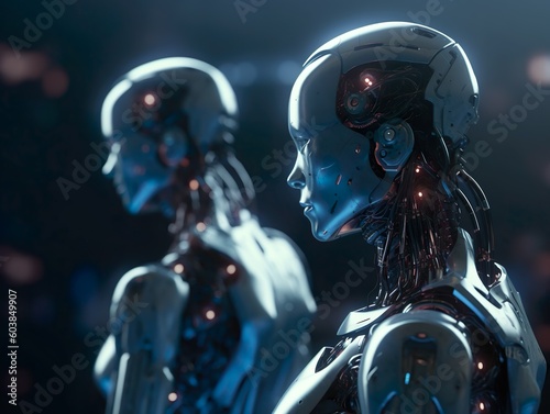 FUTURIST ROBOS TECHNOLOGICAL ARTIFICIAL INTELLIGENCE