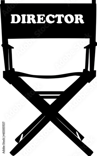 A movie chair Director