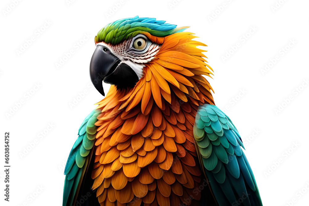 Fototapeta premium Macaw parrot bird , Generative AI