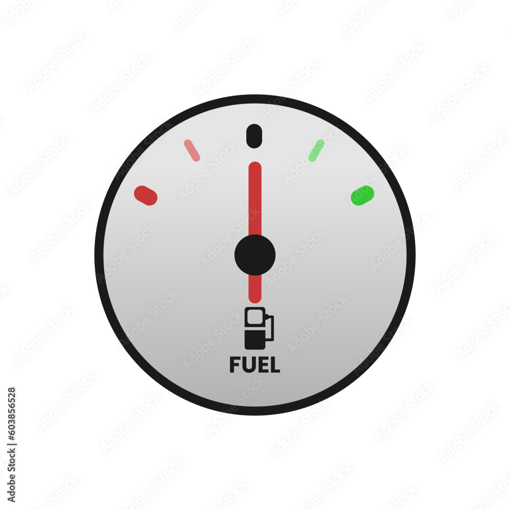 Fuel Tank Gauge in classic color fill icon. Vehicle dashboard oil level indicator bar in half condition. Vector illustration in trendy style. Editable graphic resources for many purposes. Fuel Tank Gauge in classic color fill icon. Vehicle dashboard oil level indicator bar in half condition. Vector illustration in trendy style. Editable graphic resources for many purposes.
