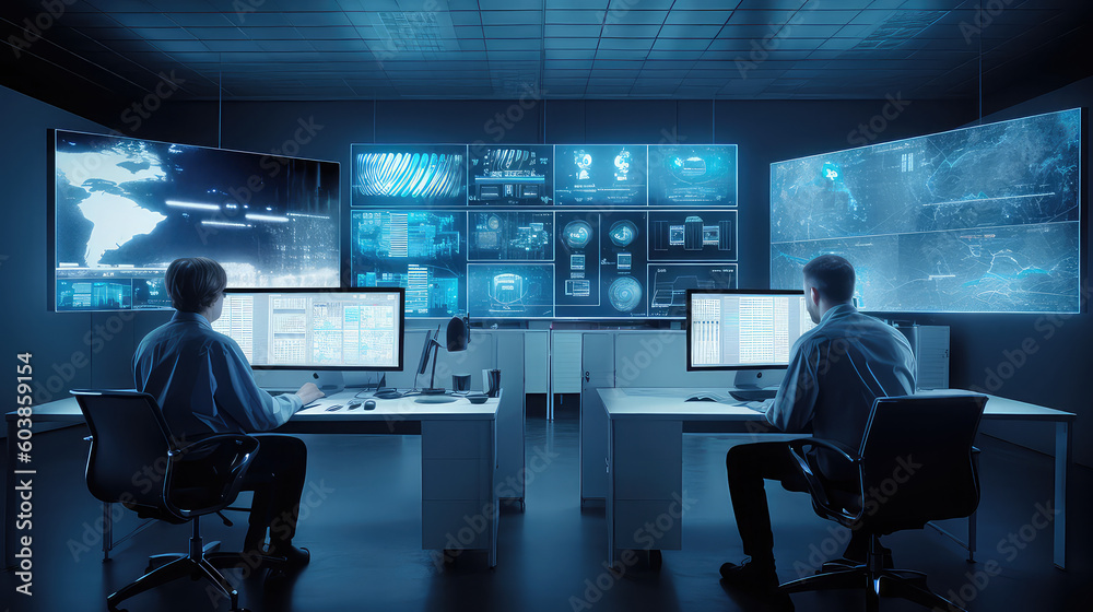 Digital world smart city, engineer working with digital technology security control power energy and sustainable resource environment technology Generative AI Digital world smart city, engineer working with digital technology security control power energy and sustainable resource environment technology Generative AI