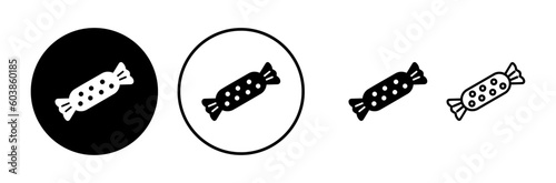 Candy icon vector. candy vector icon