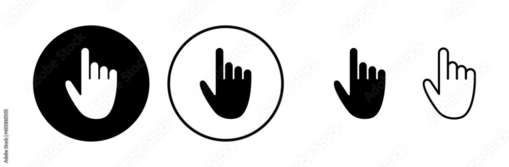Hand icon vector. hand symbols. palm Hand icon vector. hand symbols. palm