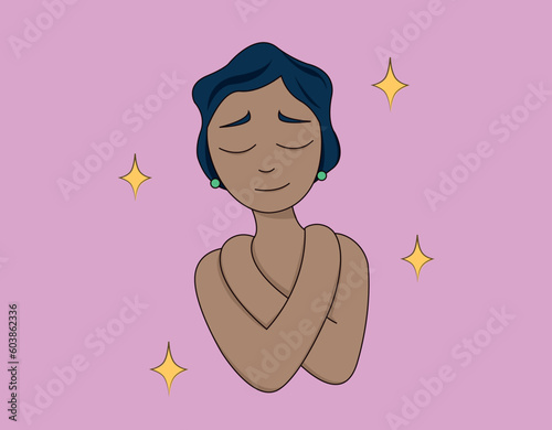 Self love and self care illustration