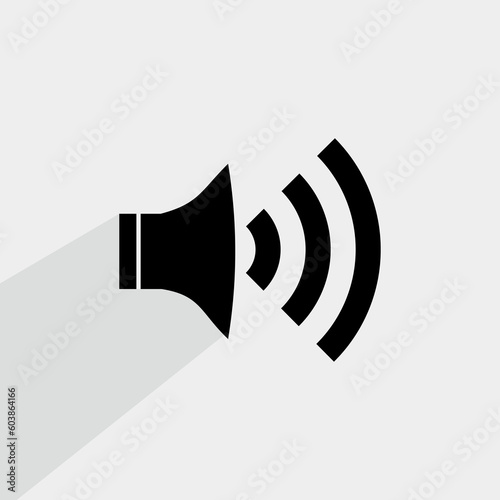 Speaker Music Flat Icon Vector