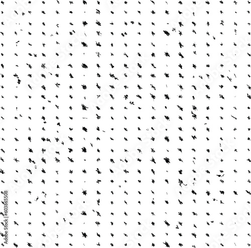Screenton with large clumsy dots or small dirty spots