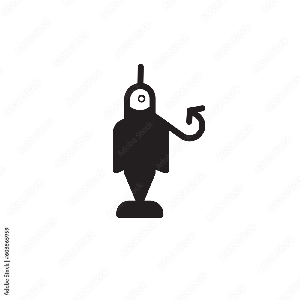 Art Fish Bait Icon Art Fish Bait Icon