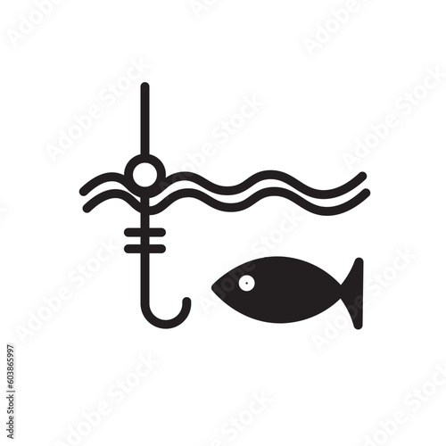 Fish Fishing Hook Icon