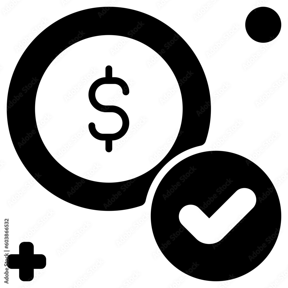 saving glyph icon