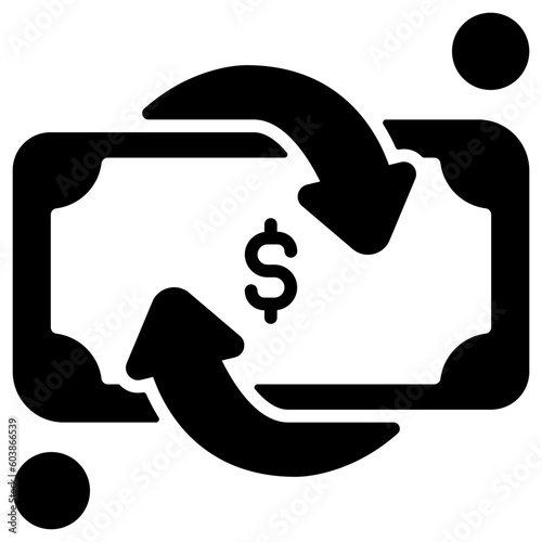 transfer glyph icon
