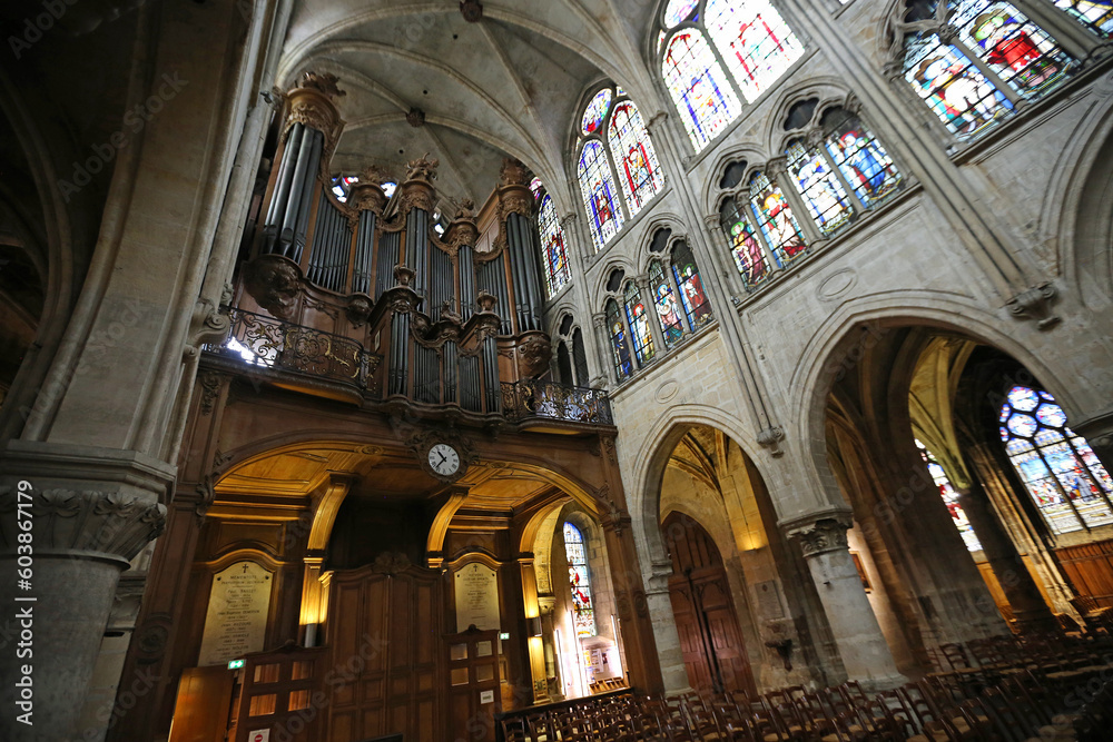 The Grand Organ - Saint-Severin church - Paris, France
