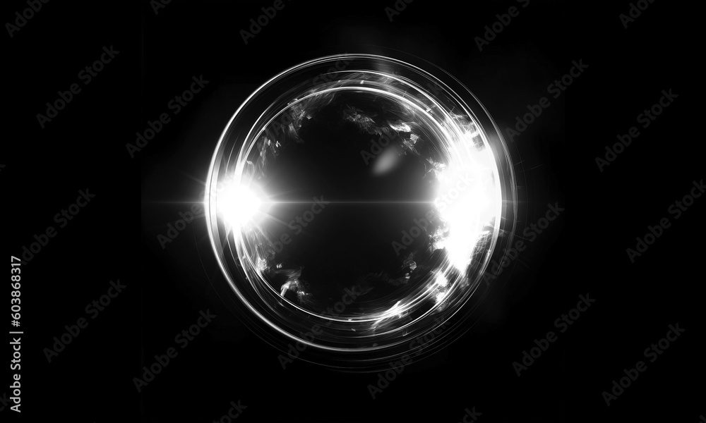 Glow swirl light effect. Circular lens flare. Abstract rotational lines on transparent background Glow swirl light effect. Circular lens flare. Abstract rotational lines on transparent background