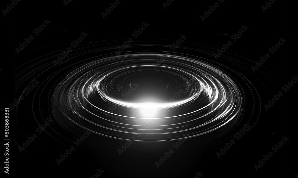 Glow swirl light effect. Circular lens flare. Abstract rotational lines on transparent background Glow swirl light effect. Circular lens flare. Abstract rotational lines on transparent background