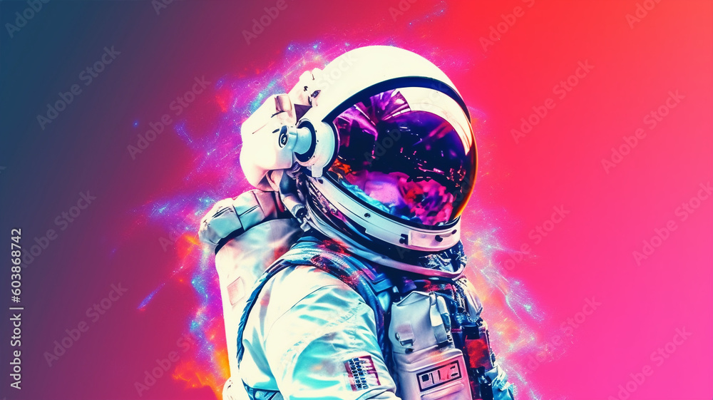 Psychedelic Astral Soar: A Vibrant Journey of Saluting Space Exploration Psychedelic Astral Soar: A Vibrant Journey of Saluting Space Exploration