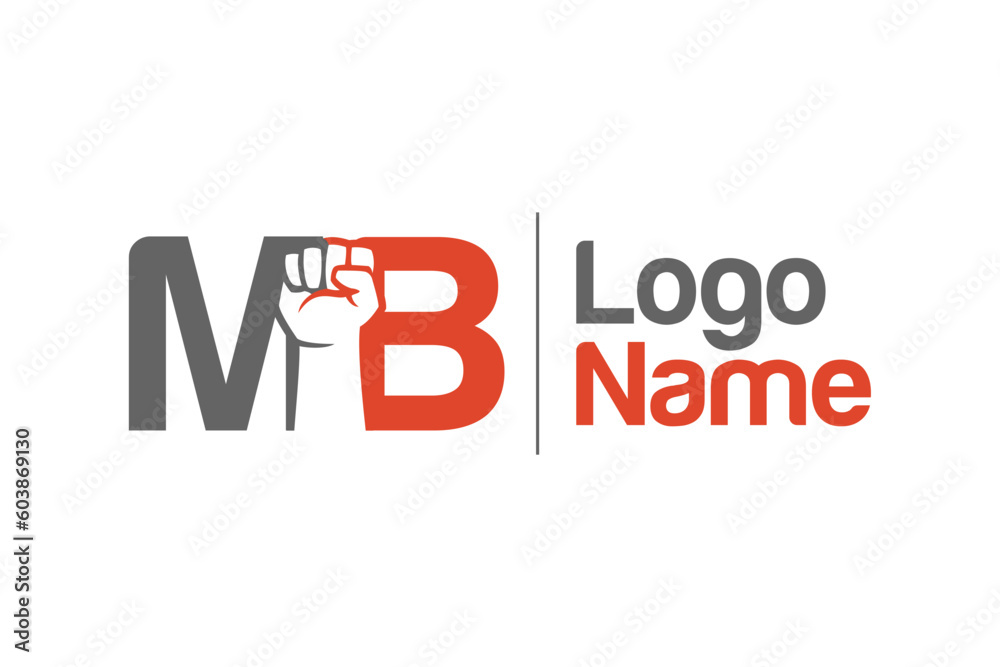 Hand fist and MB letter concept. Very suitable in various business purposes also for icon, logo, symbol and many more. Hand fist and MB letter concept. Very suitable in various business purposes also for icon, logo, symbol and many more.