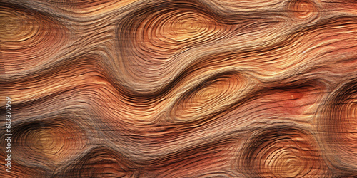 Brown woody texture copy space background by generative AI tools