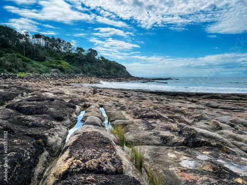 Culburra Beach at Crookhaven Heads in Shoalhaven Bight, NSW, Australia. photo