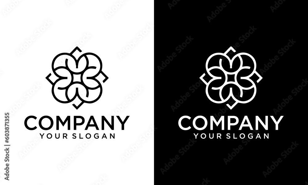 Abstract elegant tree leaf flower logo icon vector design. Universal creative premium symbol. Graceful jewel boutique vector sign Abstract elegant tree leaf flower logo icon vector design. Universal creative premium symbol. Graceful jewel boutique vector sign